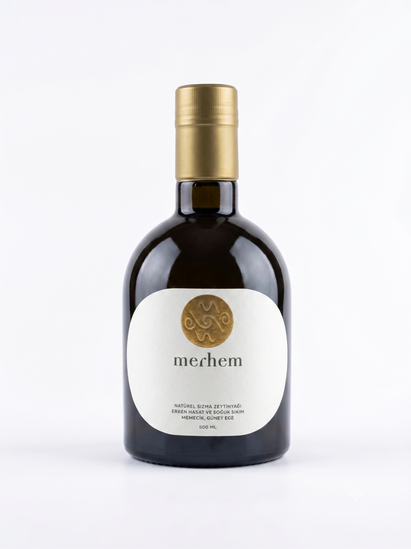 Merhem - Memecik Zeytinyağı 500 ml Erken Hasat Natürel Sızma Soğuk Sıkım