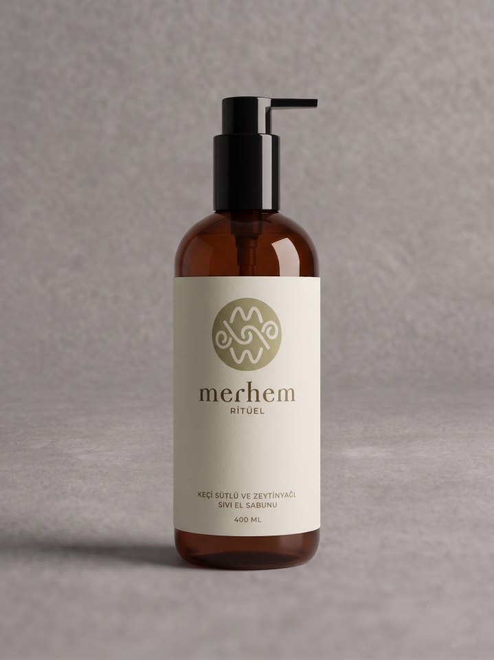 Merhem Ritüel - Keçi Sütlü ve Zeytinyağlı Sıvı El Sabunu 400 ml.