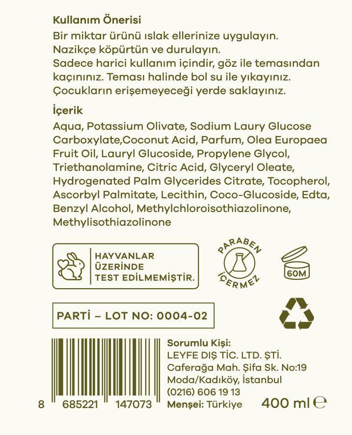 Merhem Ritüel - Keçi Sütlü ve Zeytinyağlı Sıvı El Sabunu 400 ml.