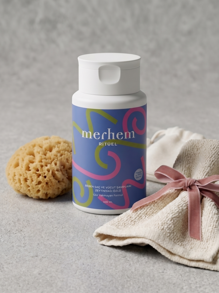 Merhem Ritüel - Zeytinyağı Özlü Bebek Saç ve Vücut Şampuanı 300 ml.